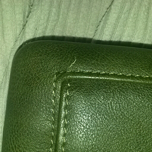 Ruslic Coutures dark green olive wallet - Picture 7 of 8